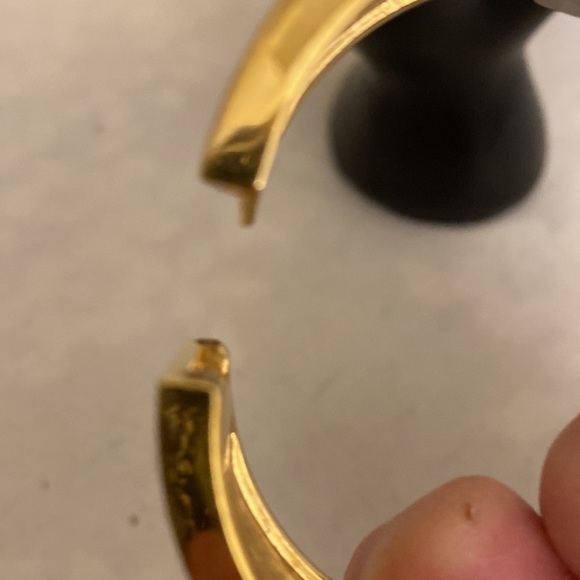 Vintage KJL bangle watch ? Leather around bangle& a little bling  ! SIZE small - Picture 4 of 8